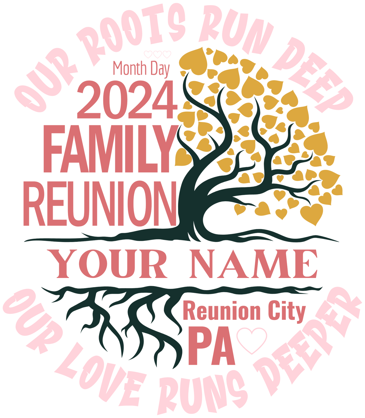 'Our Roots' Reunion Graphic