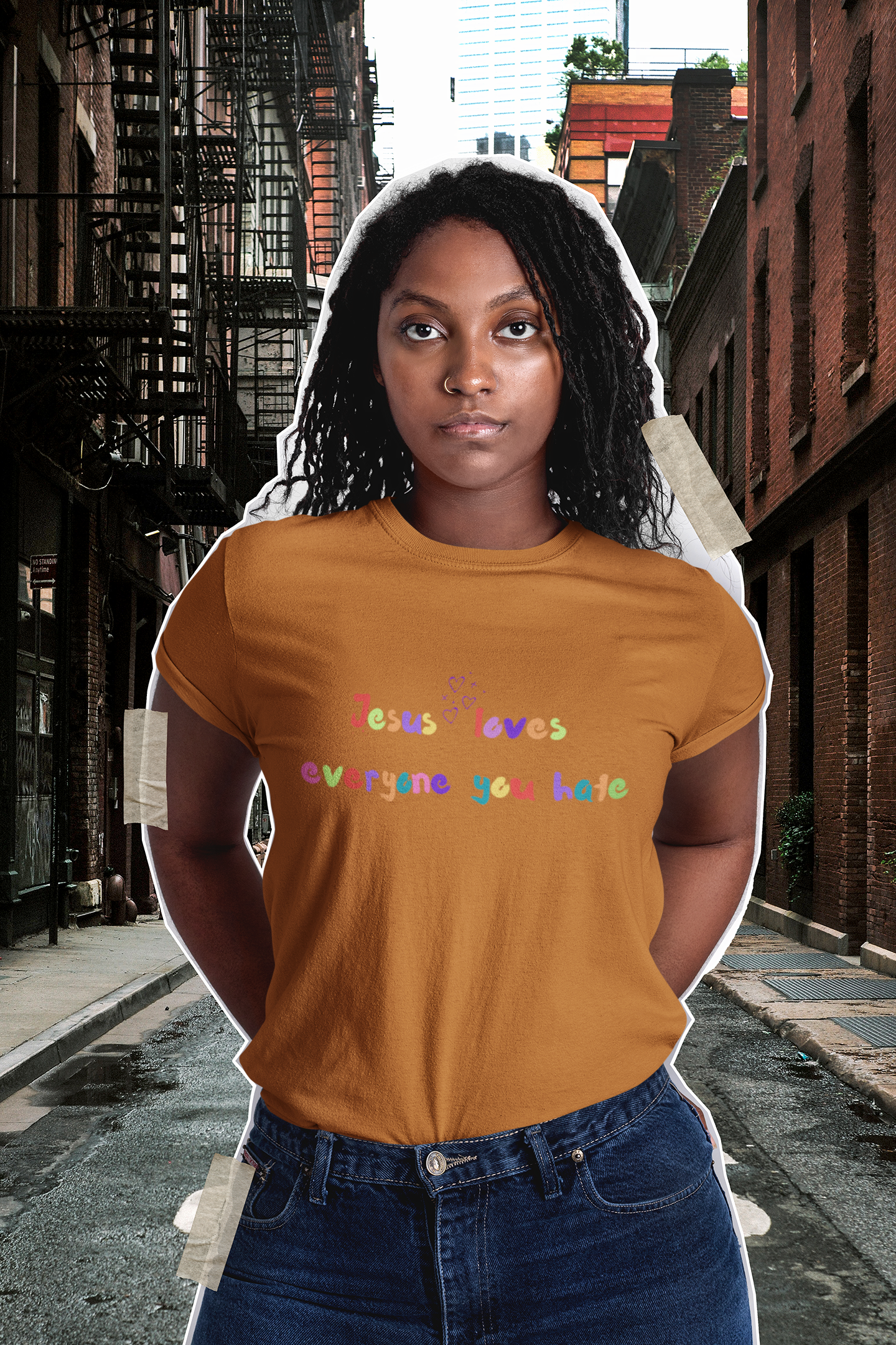 Jesus Loves Everyone You Hate Pride Tee