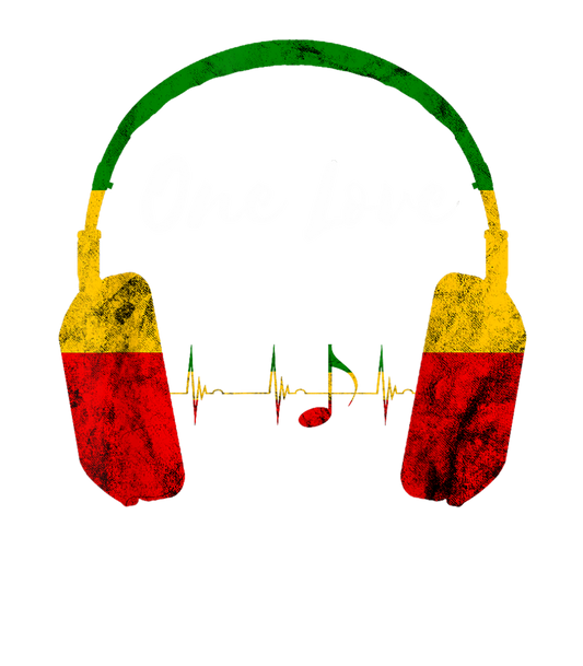 Rasta Reggae Music Headphones