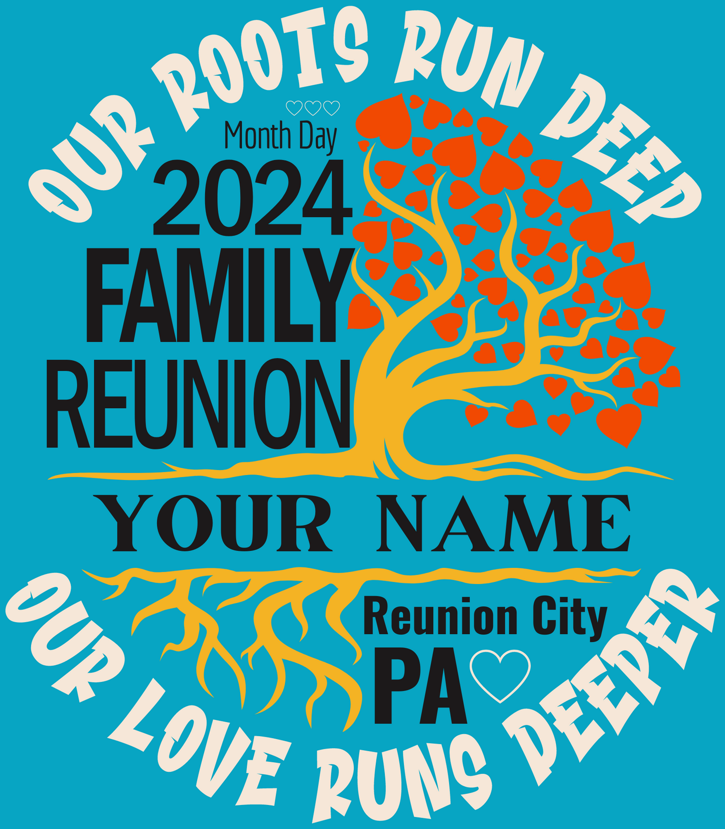 'Our Roots' Reunion Graphic