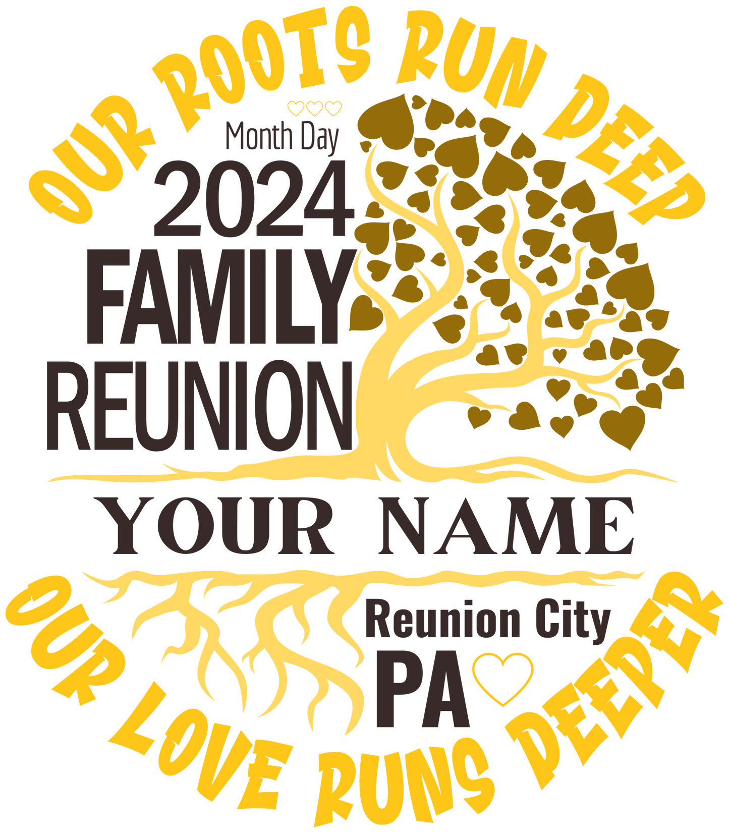 'Our Roots' Reunion Graphic