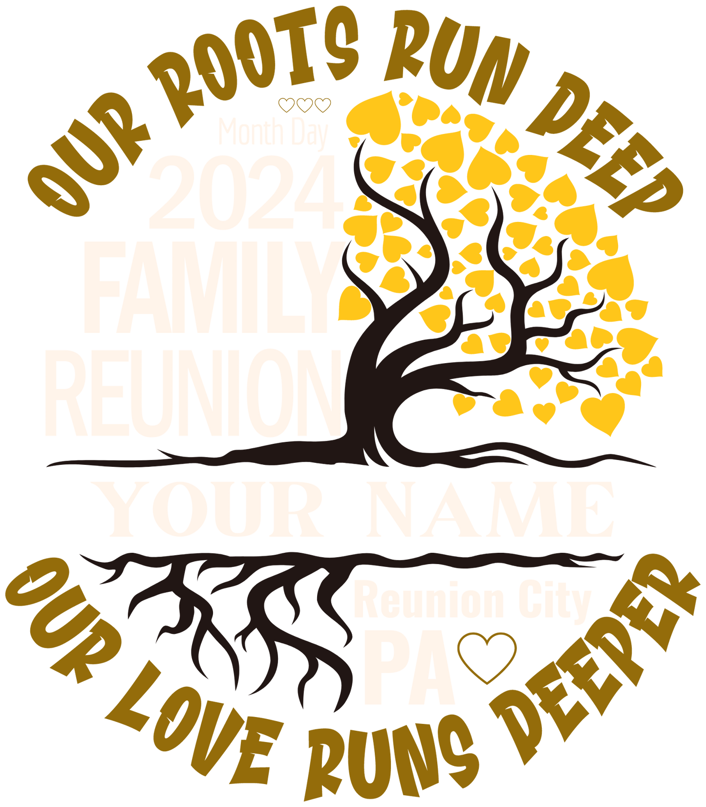 'Our Roots' Reunion Graphic