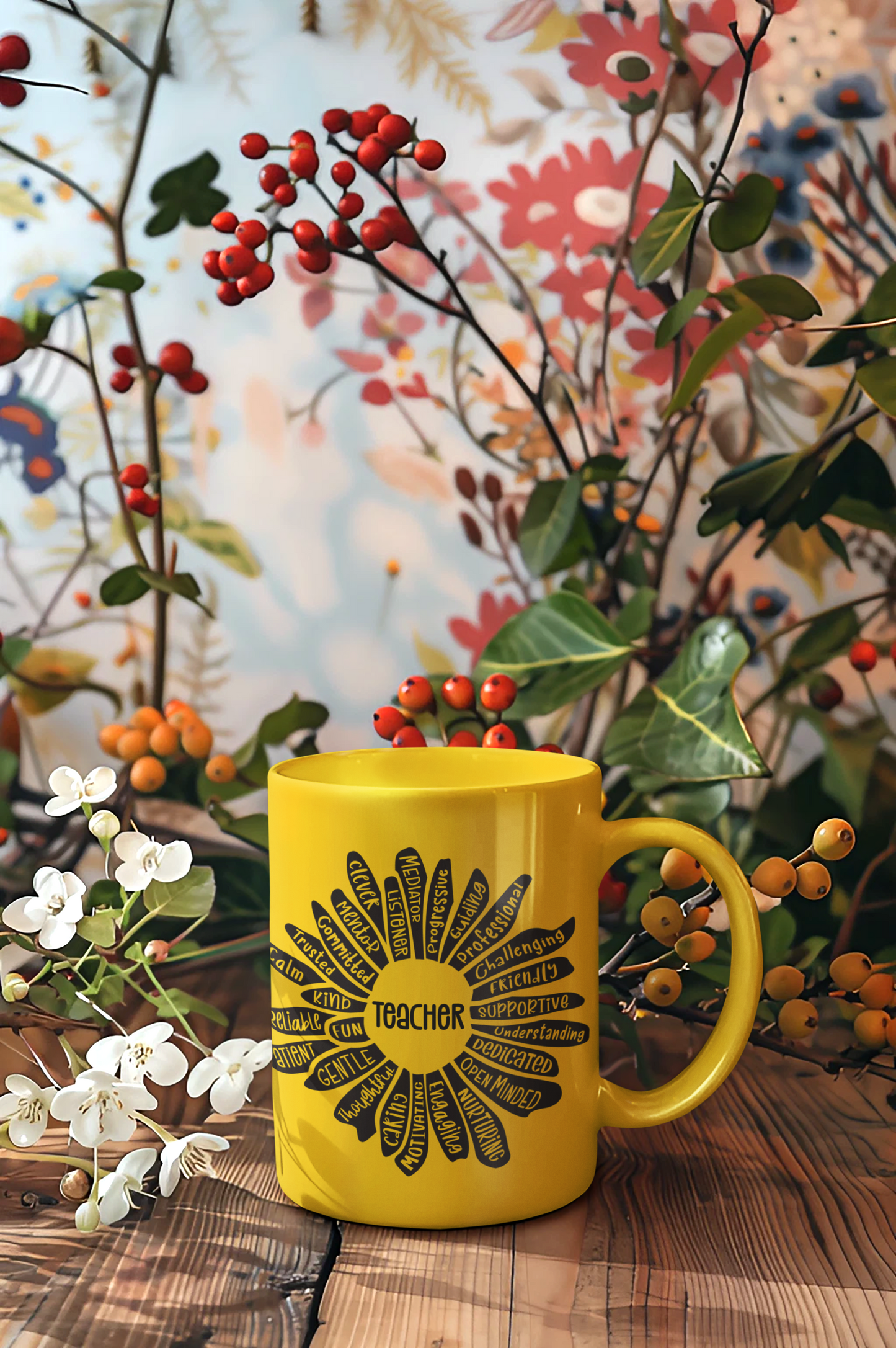 Teacher Flower Mug