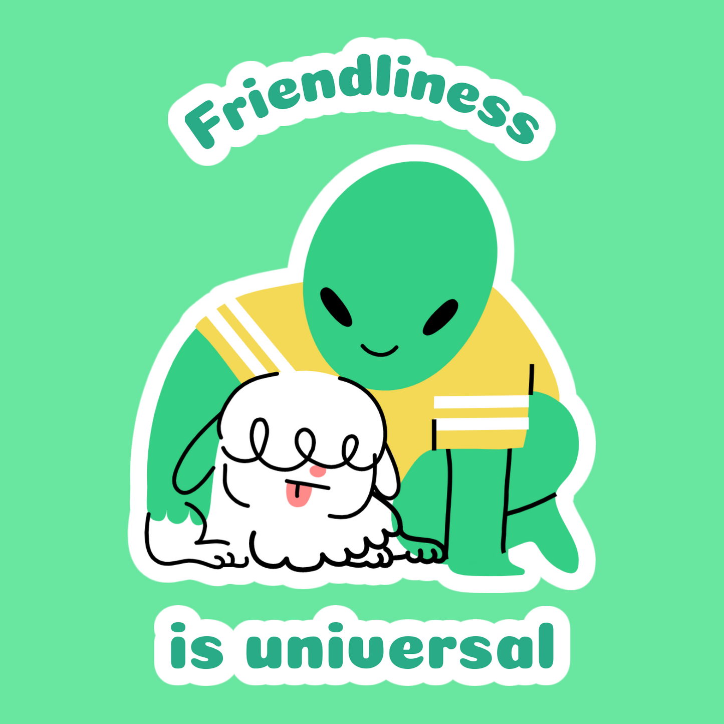 Funny Alien Sticker Pack