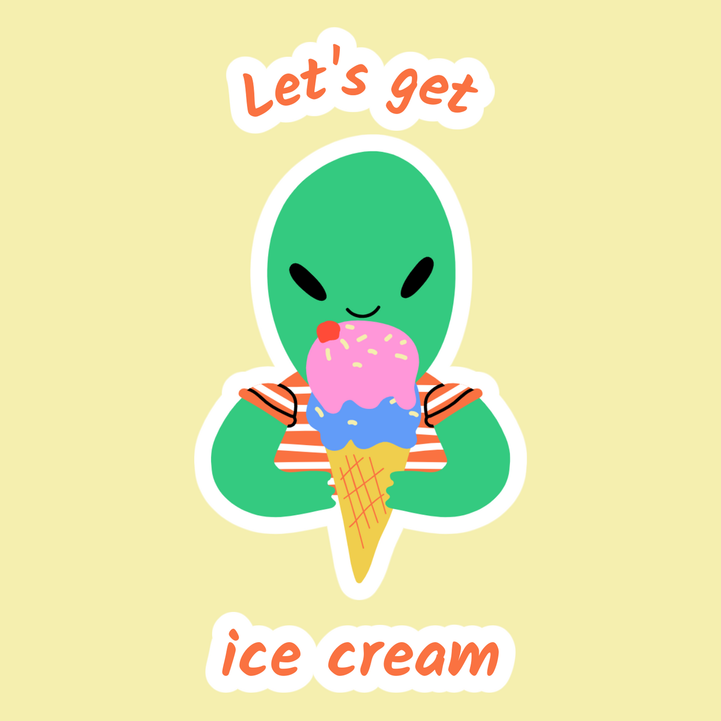 Funny Alien Sticker Pack