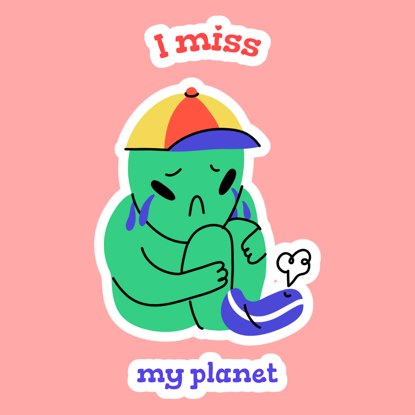 Funny Alien Sticker Pack